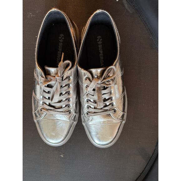 Gunmetal Women's Superga Sneakers, GUC - Picture 1 of 6